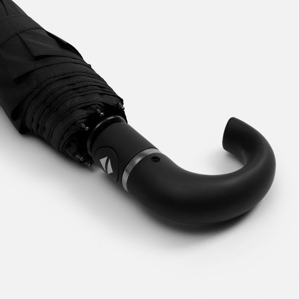 Зонт складной Hooklook, черный 