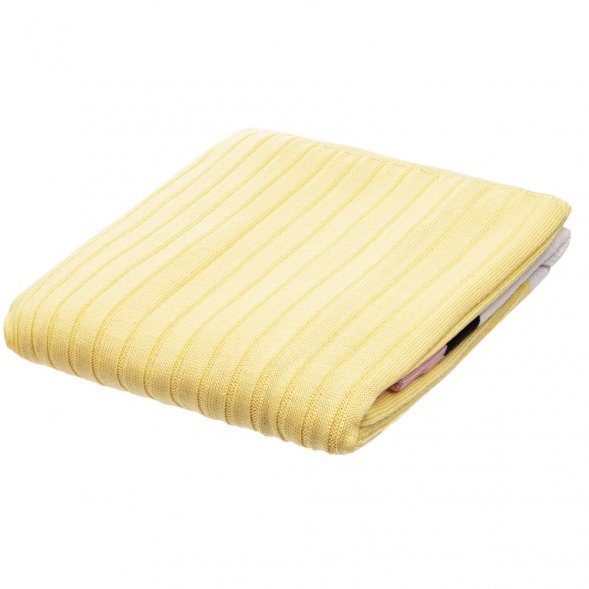 Плед Friolenta, желтый с розовым 