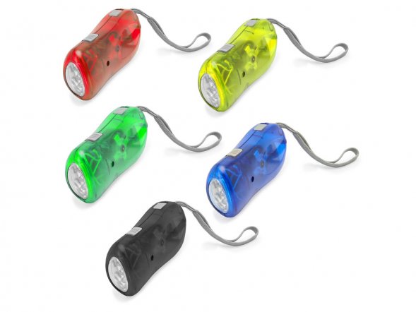 Фонарик BRILL с 3 светодиодами и динамо-зарядкой, королевский синий 