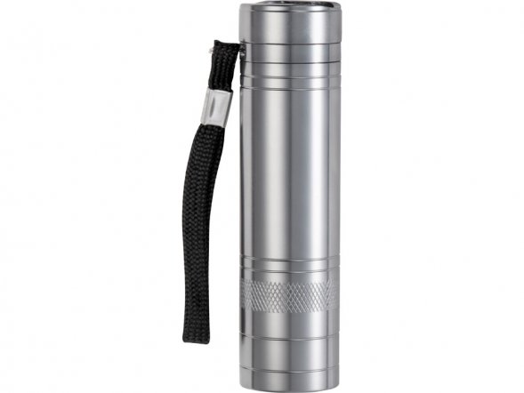 Фонарь с открывалкой Yok, серебристый (P) 