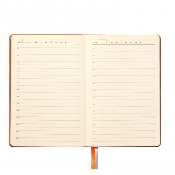 Ежедневник Tweed недатированный, оранжевый 