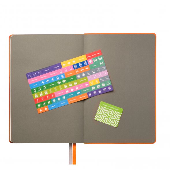 Ежедневник Tweed недатированный, оранжевый 