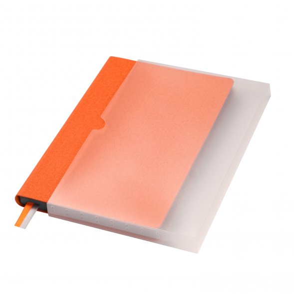 Ежедневник Tweed недатированный, оранжевый 