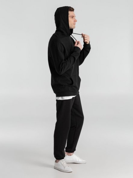 Толстовка с капюшоном унисекс Hoodie, черная 