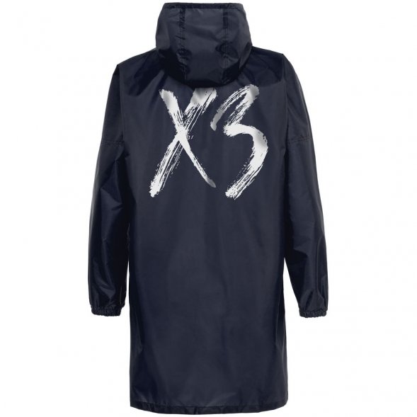 Дождевик «ХЗ», темно-синий с серебристым 