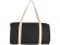 Хлопковая сумка Barrel Duffel, черный/бежевый 