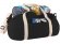 Хлопковая сумка Barrel Duffel, черный/бежевый 