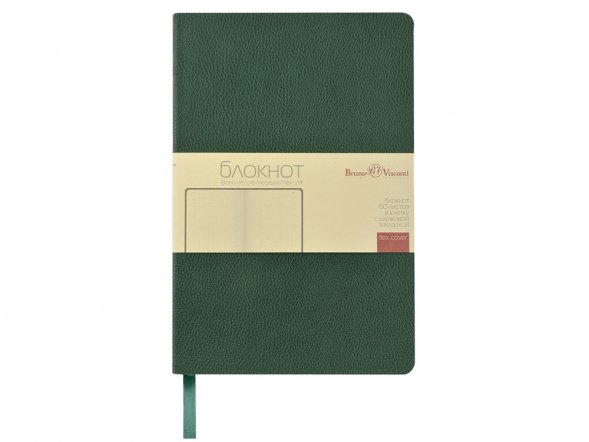 Блокнот А5 Megapolis Flex Loft, зеленый 