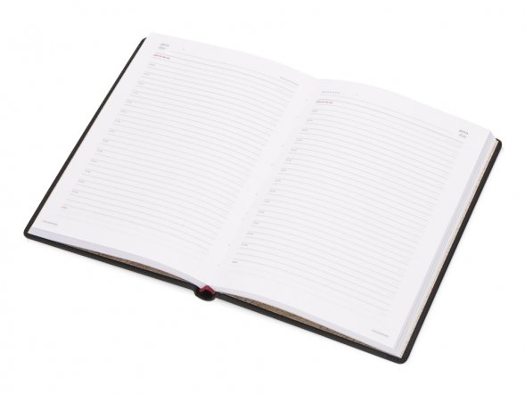 Ежедневник недатированный А5 Velvet, черный 