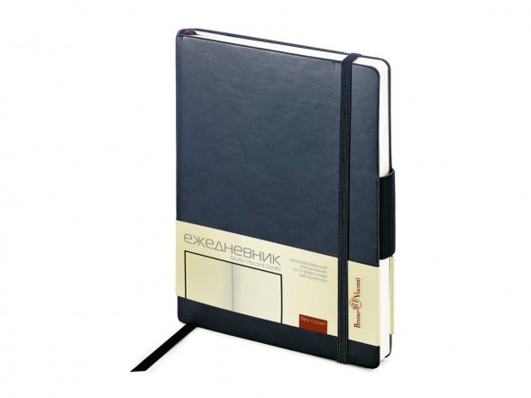 Ежедневник А5 недатированный Zenith, черный 