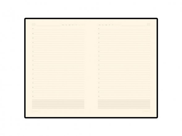 Ежедневник А5 недатированный Zenith, черный 