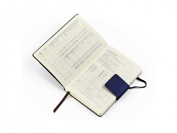 Ежедневник А5 недатированный Zenith, черный 