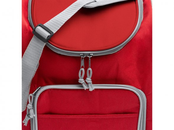 Сумка-холодильник BAYONA из полиэстера 600D, красный 