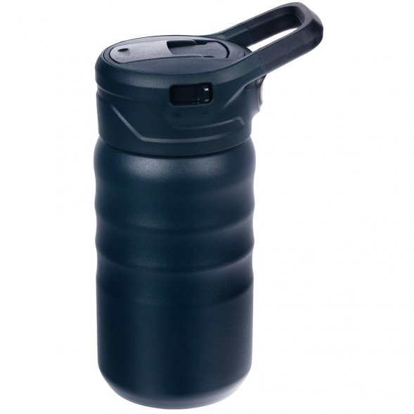 Термобутылка Fujisan 2.0 без логотипа, темно-синяя 