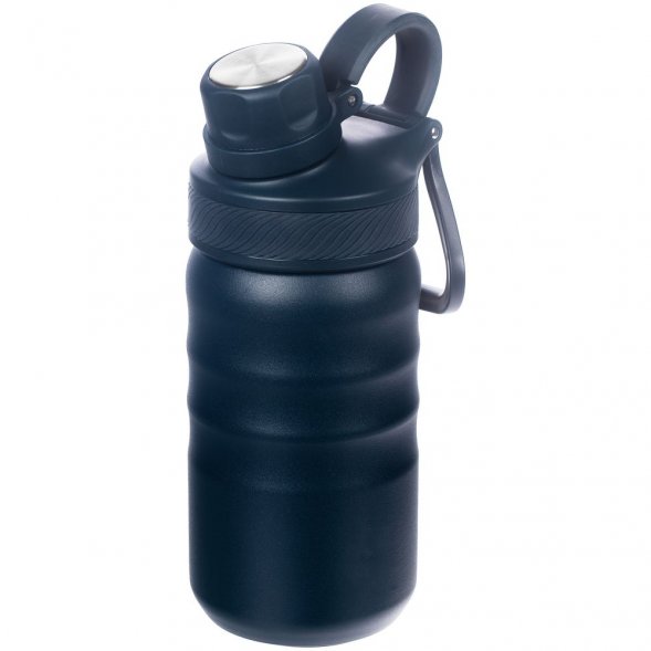 Термобутылка Fujisan 2.0 без логотипа, темно-синяя 