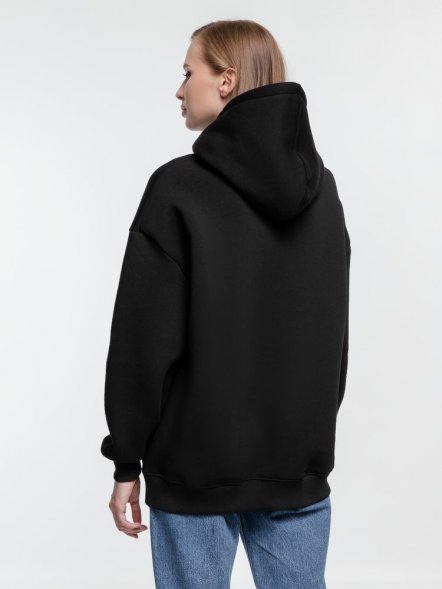 Худи оверсайз Kulonga Comfort Heavy, черное 