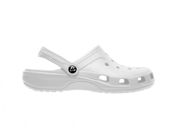 Сабо Lyles унисекс, белый 