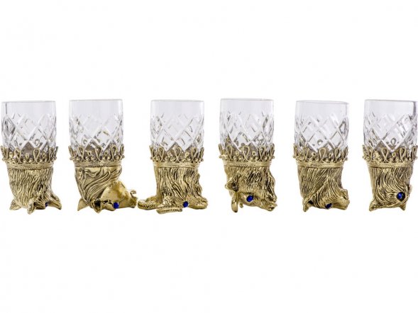 Подарочный набор Русская охота, темно-коричневый/рыжий 