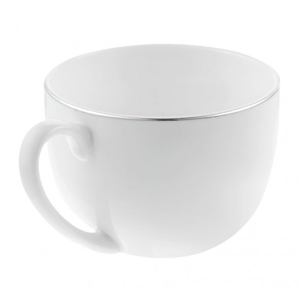 Набор на 2 персоны Select, белый с серебристой отводкой 