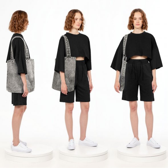 Шопер B7, серый 