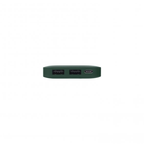 Внешний аккумулятор с подсветкой Ancor 5000 mAh, зеленый 