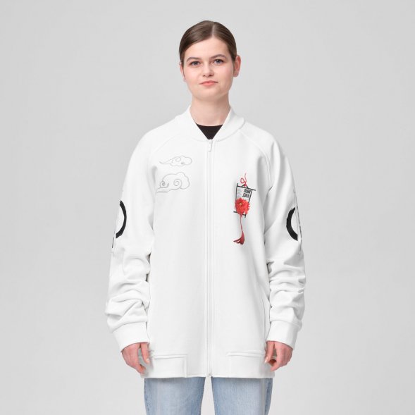 Толстовка на молнии TORRES белая, размер XL Дзен 