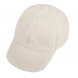 Бейсболка Oblako, утепленная, молочно-белая 