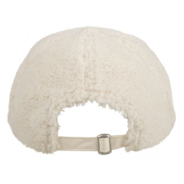 Бейсболка Oblako, утепленная, молочно-белая 