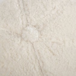 Бейсболка Oblako, утепленная, молочно-белая