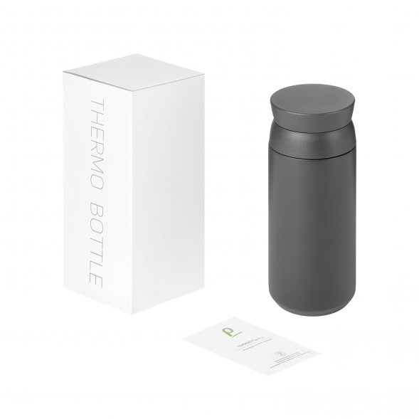Термобутылка вакуумная герметичная Grace, серая 