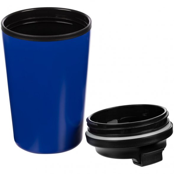 Набор Fleecy с термостаканом, синий 