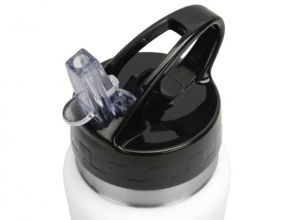 Бутылка спортивная Коста-Рика 600мл, белый (P) 