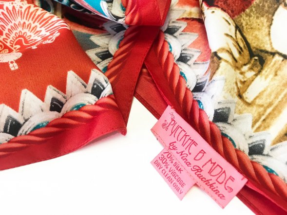 Платок Кремль - Москва - Фаберже 