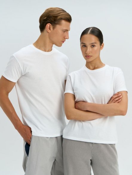 Футболка унисекс Regent 150, синяя (джинс) 