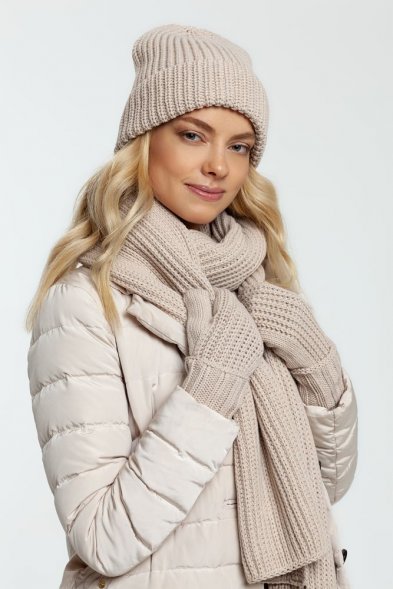 Набор Nordkyn Full Set с шарфом, бежевый 