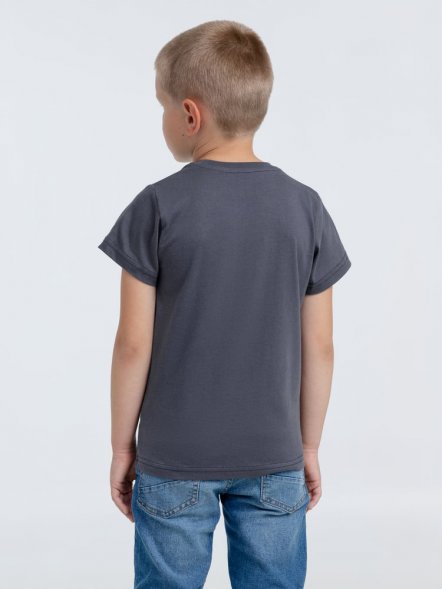 Футболка детская T-Bolka Kids, темно-серая (графит) 