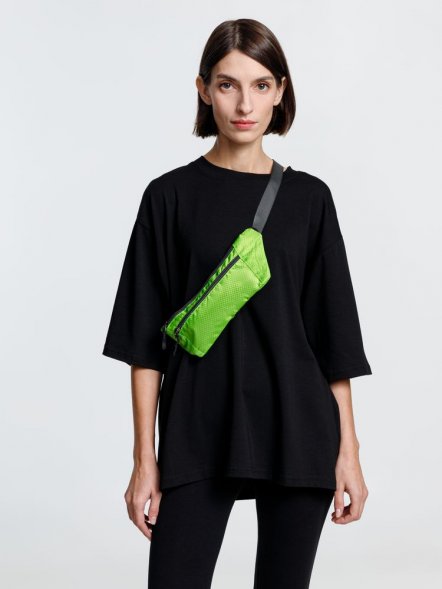 Спортивная поясная сумка Run for Fun, зеленое яблоко 