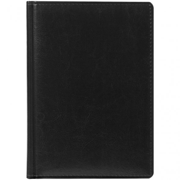 Ежедневник Nebraska, недатированный, черный 