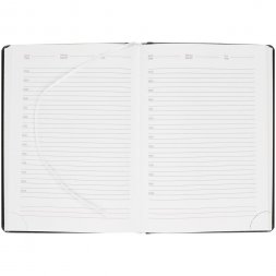 Ежедневник Nebraska, недатированный, черный