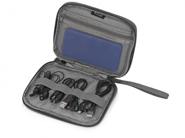 Органайзер для проводов и электроники Keep Organized M, темно-серый 