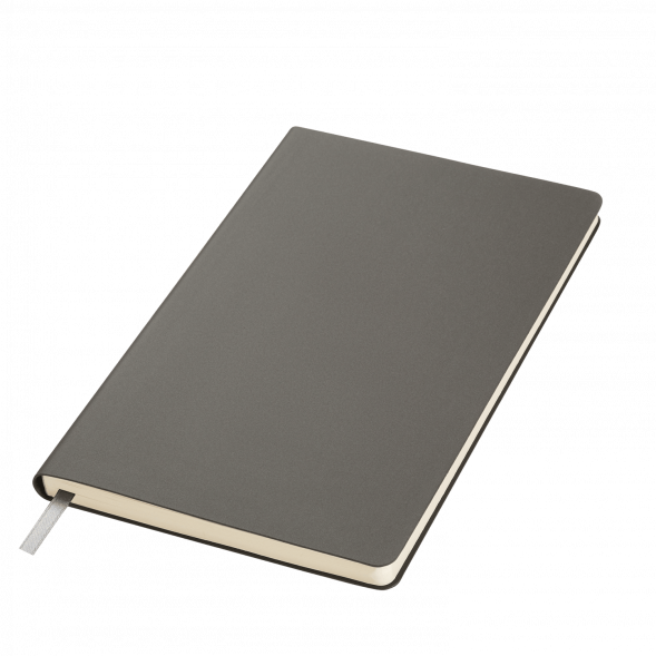 Ежедневник Star недатированный, серый (с упаковкой, со стикерами) 