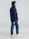 Толстовка с капюшоном унисекс Hoodie, темно-синяя 
