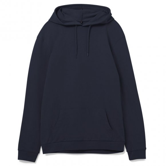 Толстовка с капюшоном унисекс Hoodie, темно-синяя 