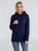 Толстовка с капюшоном унисекс Hoodie, темно-синяя 