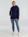 Толстовка с капюшоном унисекс Hoodie, темно-синяя 