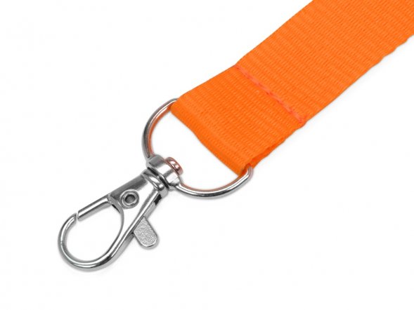 Ланьярд с карабином и замком безопасного разрыва, оранжевый 