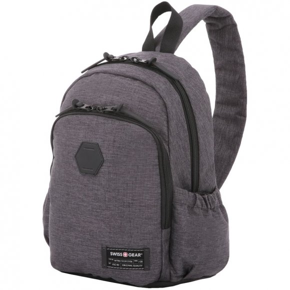 Рюкзак на одно плечо Swissgear Grey Heather, серый 