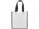 Небольшая контрастная нетканая сумка-тоут для покупок 