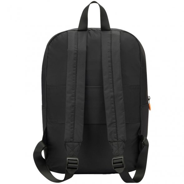 Складной рюкзак Compact Neon, черный с оранжевым 