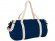 Хлопковая сумка Barrel Duffel, темно-синий/бежевый 